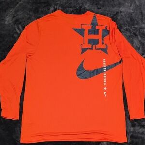 Houston Astros Nike Large Swoosh Back Legend Performance T-Shirt - Orange
